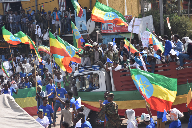 Ethiopia,,Lalibela,-,14,June,2021:,The,Rally,In,Support