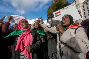 Supporters,Of,The,Alliance,Of,Sudanese,Political,Forces,(aspf),Protest