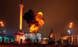 Kyiv,,Ukraine;,February,24,2022:,Putin,Attacks,,There,Is,War