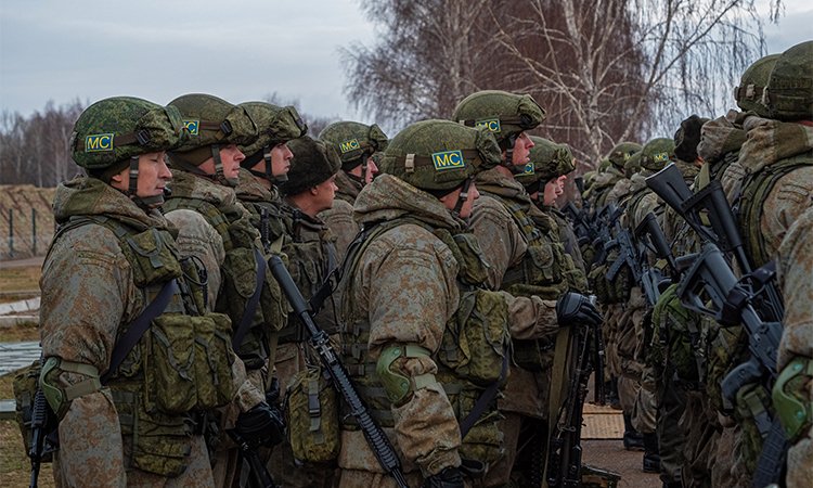 Kazan,,Russia.,08,November,2021.,A,Line,Of,Peacekeeping,Soldiers.