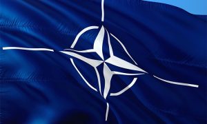 Nato,Flag.,National,3d,Rendering,North,Atlantic,Treaty,Organization,Flag