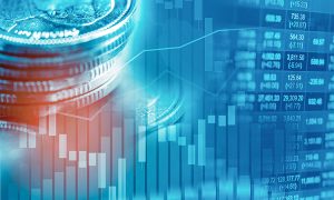 Stock,Market,Investment,Trading,Financial,,Coin,And,Graph,Chart,Or