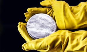 A,Highly,Enriched,Uranium,Billet.,Highly,Radioactive,Material,Used,In