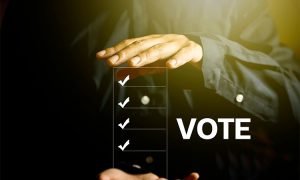 Voting,Results,Voting,Participants,With,Hologram,Technology,Paper,From,Business