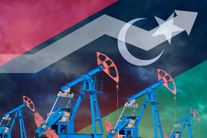 Increase,In,Oil,Production,In,Libya.,World,Economic,Crisis.,Hydrocarbon