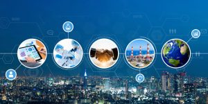 Various,Industry,Concept.,Business,Network.,Sustainable,Development,Goals.