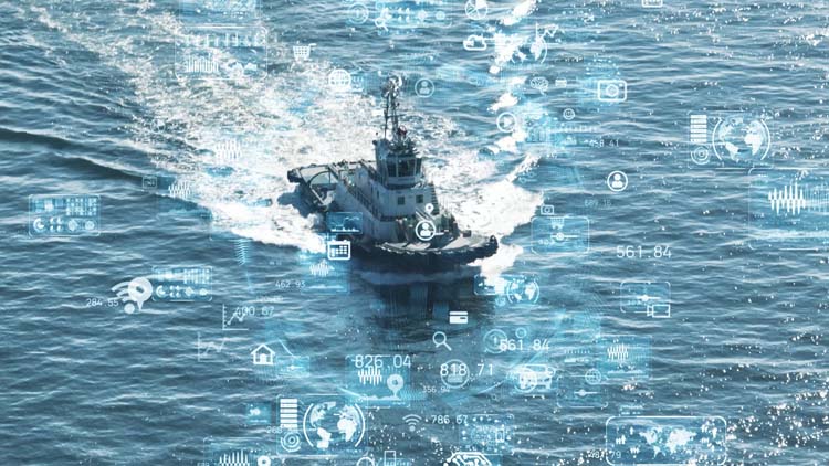 Maritime,Transportation,And,Communication,Network,Concept.,Shipping,Industry.