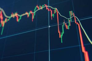 Diagram,Representing,Red,Crashing,Stock,Market,Volatility,Of,Crypto,Trading,