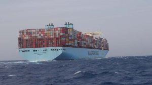 Egypt,,Red,Sea.,Oct,3,,2023.,Container,Ship,Maastricht,Maersk