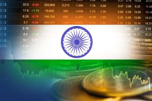 India,Flag,With,Stock,Market,Finance,,Economy,Trend,Graph,Digital
