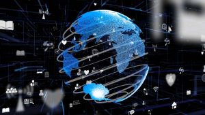 Futuristic online internet network and internet of things IOT co