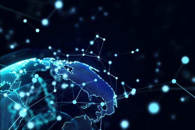 Immersive network interface and planet hologram