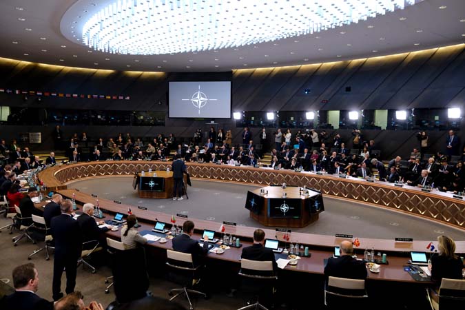 Meeting,Of,Nato,Ministers,Of,Defence,During,A,Two-day,Meeting