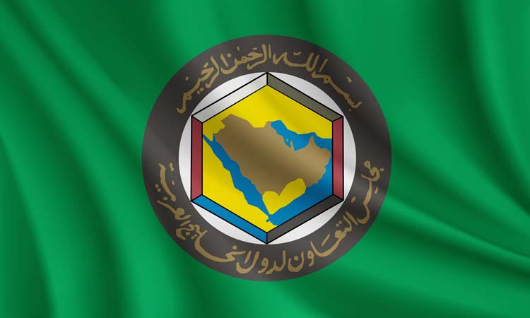 Flag,Of,Gulf,Cooperation,Council.,Realistic,Waving,Flag,Of,Gcc