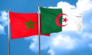 Morocco,Flag,With,Algeria,Flag,,3d,Rendering