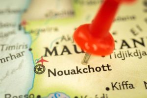 Location,Nouakchott,In,Mauritania,,Map,With,Push,Pin,Closeup,,Travel