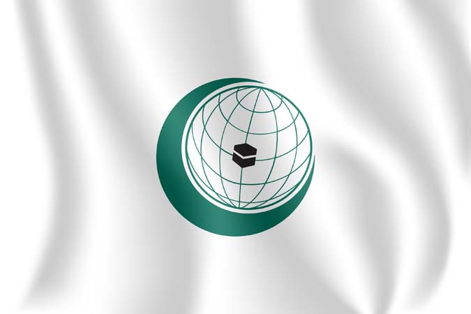 Flag,Of,The,Organization,Of,Islamic,Cooperation.,Realistic,Waving,Flag