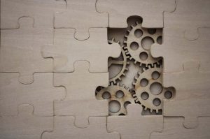 Solving,The,Problem,Concept,-,Puzzles,And,Cogwheels.,Wooden,Gears