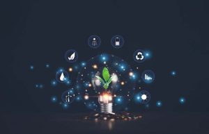 Environmental,Protection,And,Renewable,Energy,Concept,,Growing,Green,Tree,On
