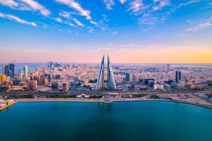 Beautiful,Areal,View,Of,Manama,City,,Bahrain.,Taken,On,27