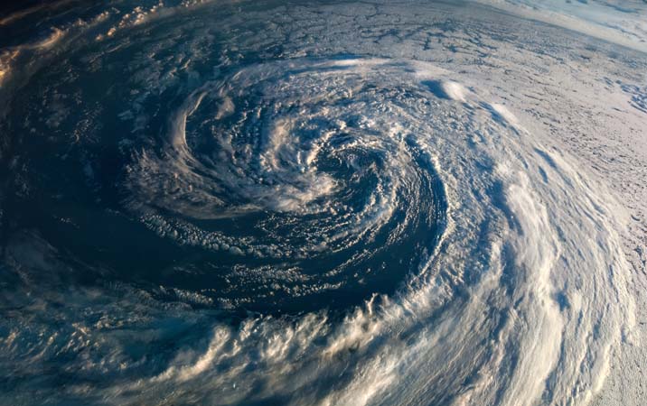 Super,Typhoon,,Tropical,Storm,,Cyclone,,Hurricane,,Tornado,,Over,Ocean.,Weather