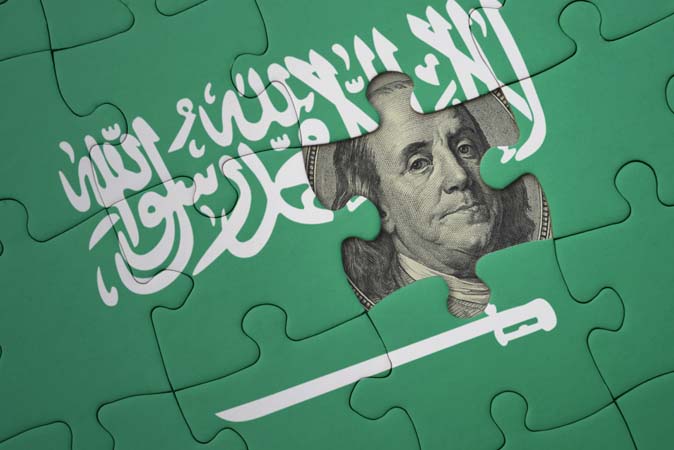 Puzzle,With,The,Colourful,National,Flag,Of,Saudi,Arabia,And