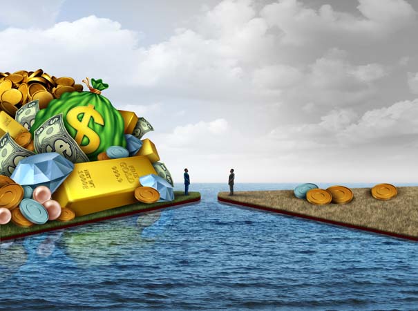 Wealth,Gap,And,Financial,Inequality,And,Unfair,Global,Economics,As