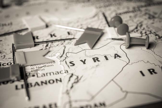Syria,On,Map,Of,Europe