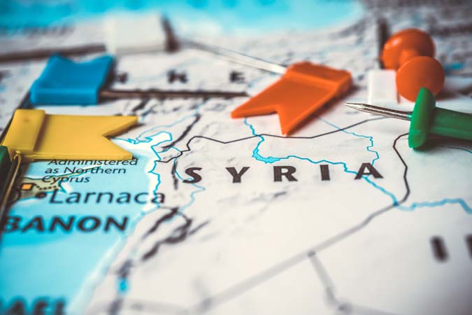 Syria,On,Map,Of,Europe
