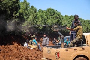 Clashes,Between,The,Armed,Opposition,And,Syrian,Army.,The,Syrian