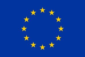 European,Union,Flag.,Vector.,Blue,Yellow,Flag