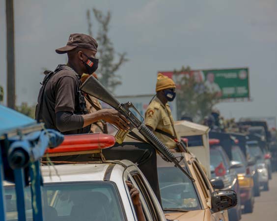 Nigerian,Security,Operatives,During,A,Military,Operation,,Ahead,Of,The