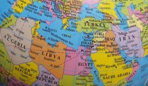 Map,Of,Middle,East,,Africa,,Iran,,Saudi,,Yemen,,Israel,,Central