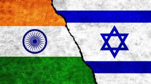Israel,And,India,Flags,Together.,India,And,Israel,Relation,Concept