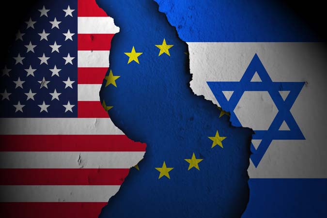 European,Union,Between,America,And,Israel