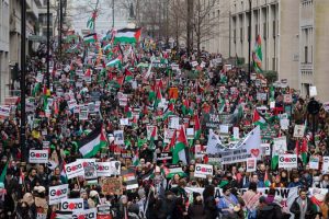 London,,United,Kingdom,-,January,13,2024:,Pro-palestine,Protest,For