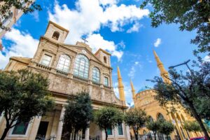 Church,Of,Saint,George,Maronite,And,Mohammad,Al-amin,Mosque,Coexist
