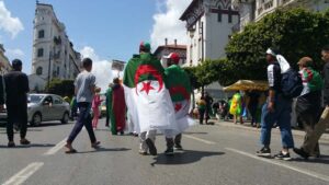 Algiers,,Algeria,–,April,26th,2019,-a,Spirited,Procession,Of