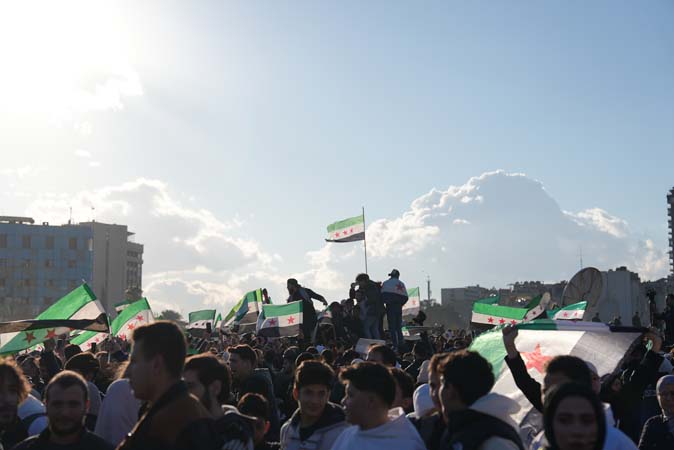 The,National,Emblem,Of,Syria,,Golden,Eagle.,Syrians,Celebrate,The